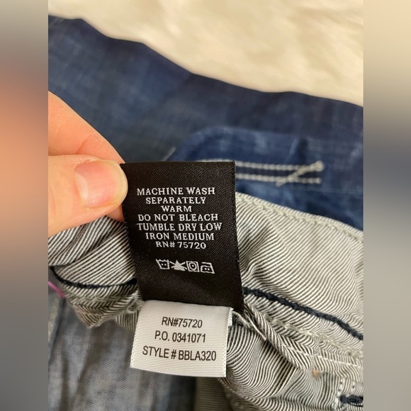 Buckle Black Fit 3 Men's Blue Jeans White Stitching 31 - Picture 8 of 13